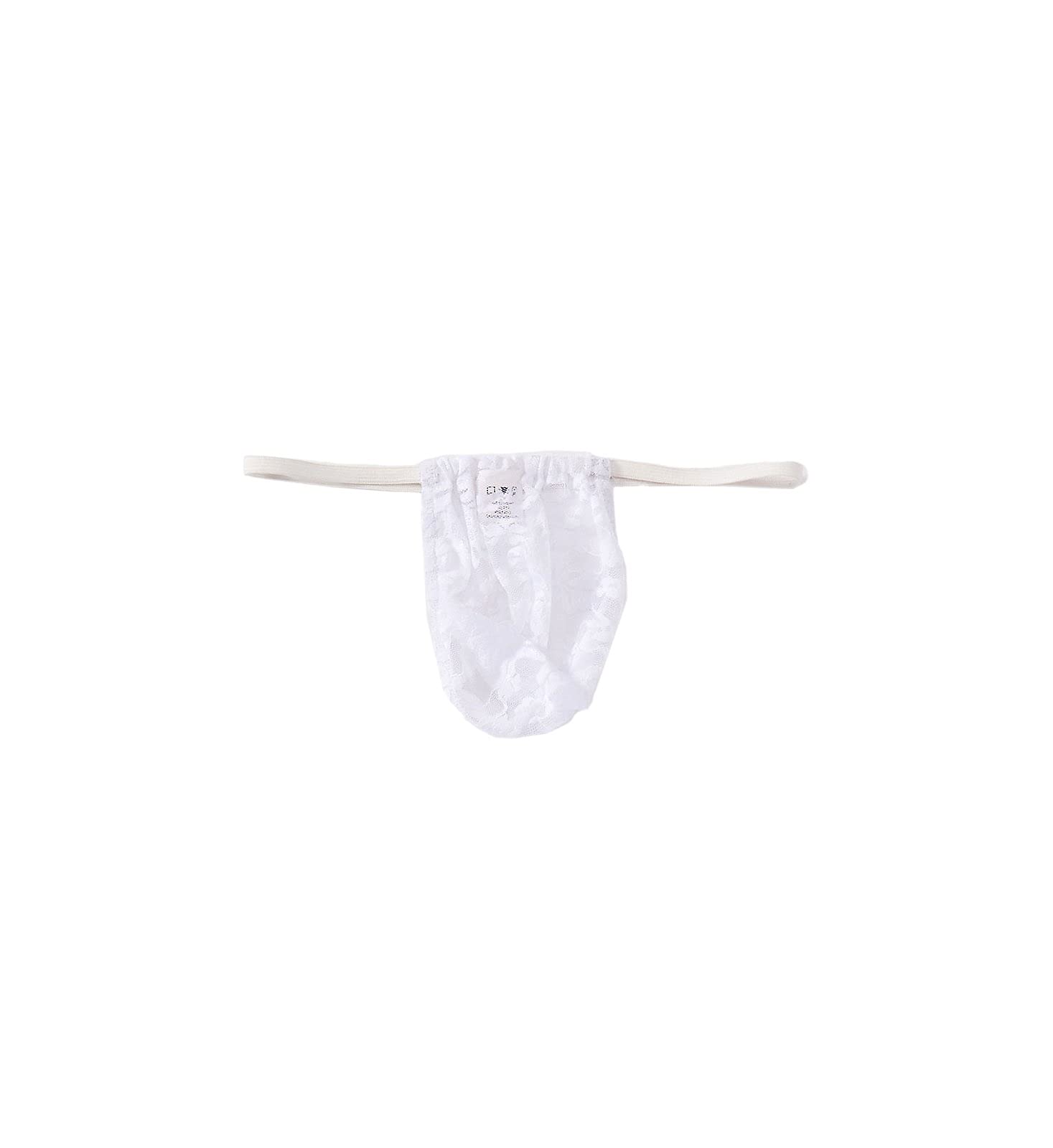 Posing Strap Stretch Lace White O/S
