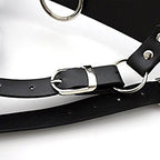 Vibrator Leather Constrained Forced Strap - Electric Leather Waistband Harness Fixed Tie Belt Harness Vibrator Holder(Wand Or Vibrator Not Included)
