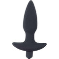 Corked 02 Silicone Anal Plug Waterproof  Charcoal  Small