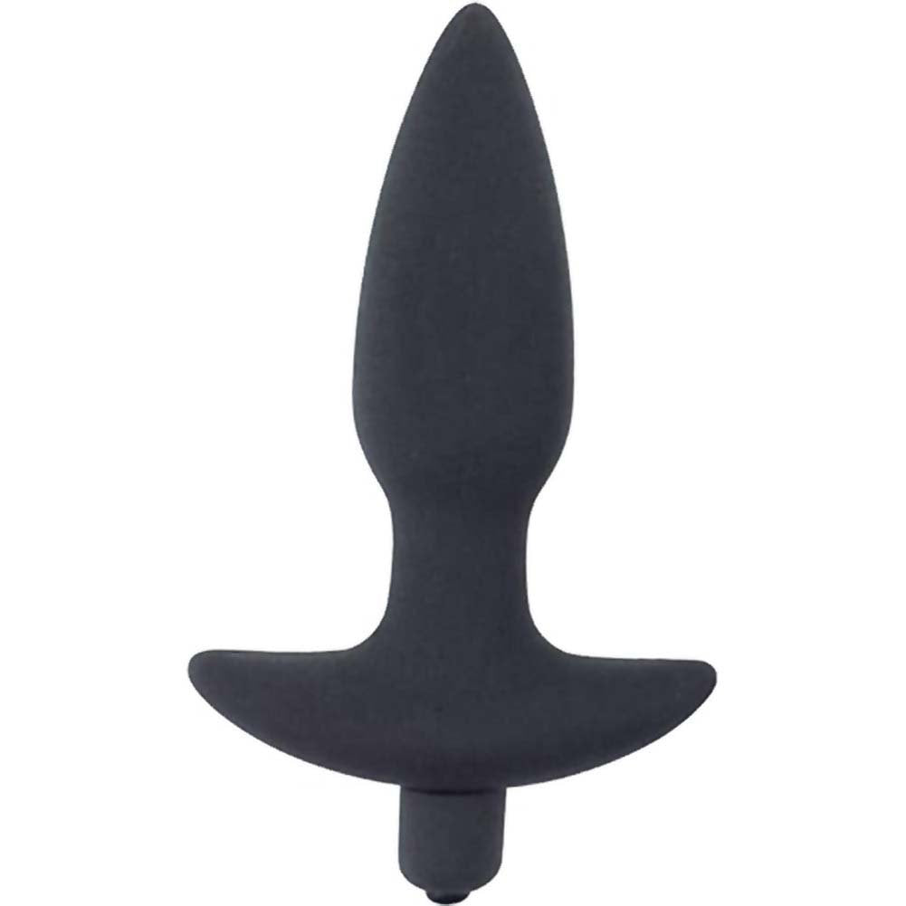 Corked 02 Silicone Anal Plug Waterproof  Charcoal  Small