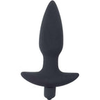 Corked 02 Silicone Anal Plug Waterproof  Charcoal  Small