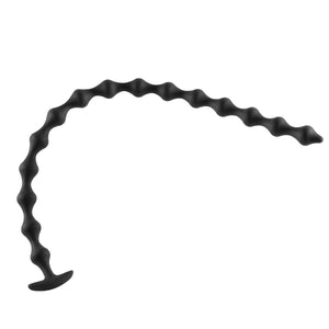 Shkanla 22.8 inch Super Long Anal Beads with 15 Balls, Silicone Butt Plug Anal Chain Flexible Anal Plug, Vaginal Anus Dilator Pr