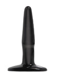 Basix Rubber Works 4-Inch Mini Butt Plug Black