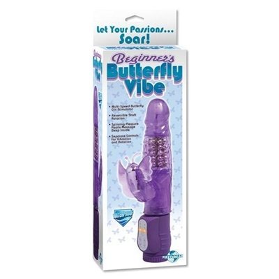 Pipedream Butterfly Beginner Vibrator, Purple