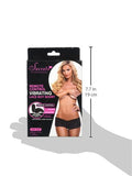 Secrets Remote Control Lace Boy Short Vibrator, Black