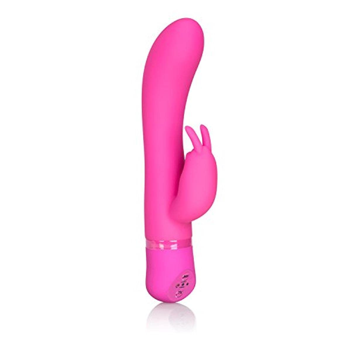 Calexotics Spellbound 7-Function Waterproof Silicone Dual Simulator Dual Motor Bunny Massager Vibrator, Pink