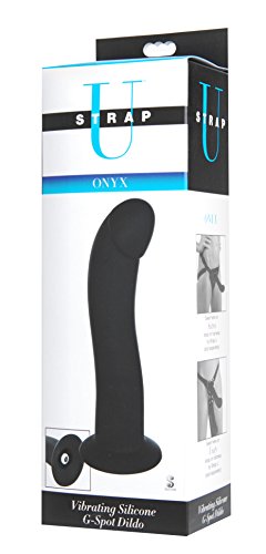 Strap U Onyx Vibrating Silicone G-Spot Dildo