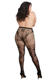 Dreamgirl Womens Pantyhose, Black, One Size-3X Us