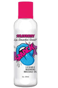 Smack Strawberry 2 Oz Warming Massage Oil