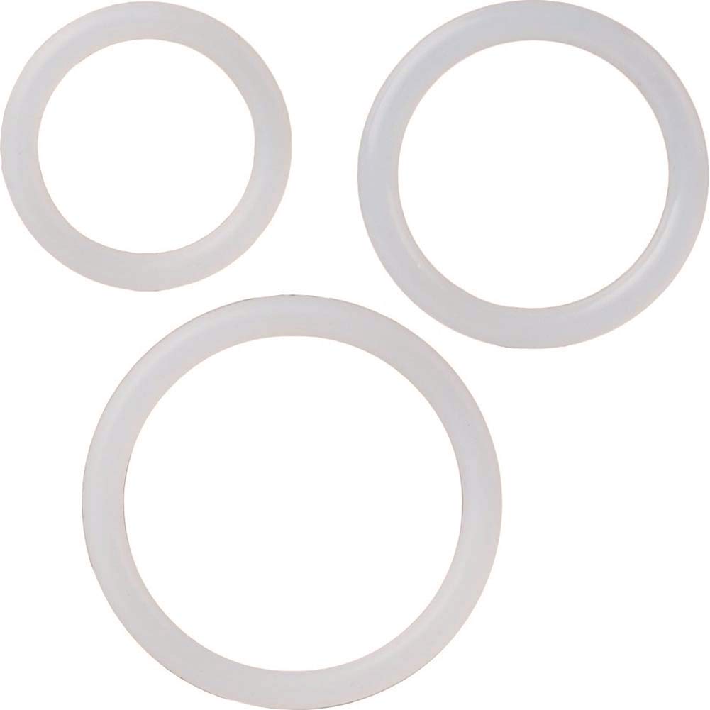 Silicone Support Rings, Clear