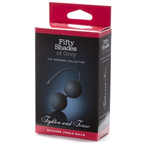 Fifty Shades Of Grey Tighten And Tense Black Silicone Jiggle Balls For Kegel Toning - 70G