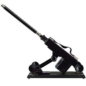Powerful Sex Machine Automatic Retractable & Thrusting Machine Adult Sex Toys With Various Attachments Black