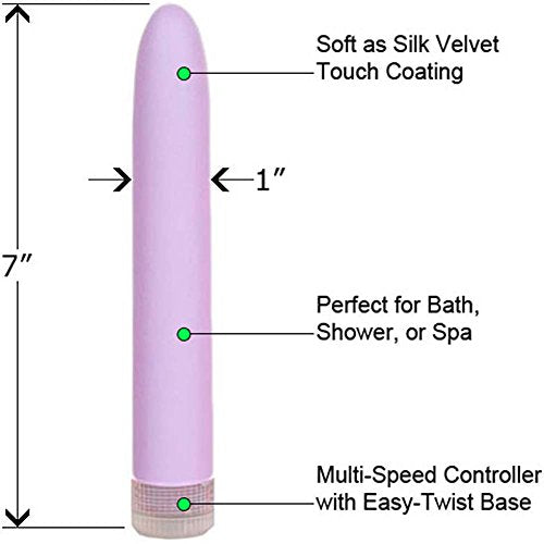 7&Quot; Velvet Touch Vibe Lavender Bx