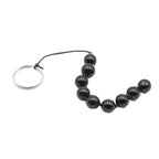 9 Beads Vagina Plug Butt Plug Anal Plug for Anal Sex Glass Anal Trainer Toy Anal Beads Prostate Massager with Ring for Men Women