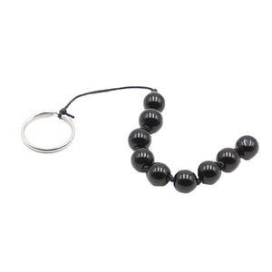 9 Beads Vagina Plug Butt Plug Anal Plug for Anal Sex Glass Anal Trainer Toy Anal Beads Prostate Massager with Ring for Men Women