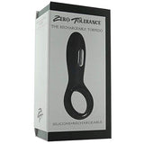 Evolved Novelties Zero Tolerance Vibrating Rechargeable Cock Ring Torpedo, Black