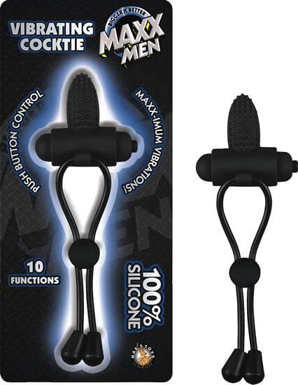 Maxx Men Vibrating Cocktie Ms Wp (Black)