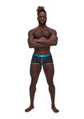 Casanova Uplift Mini Shorts - XL - Black/Blue