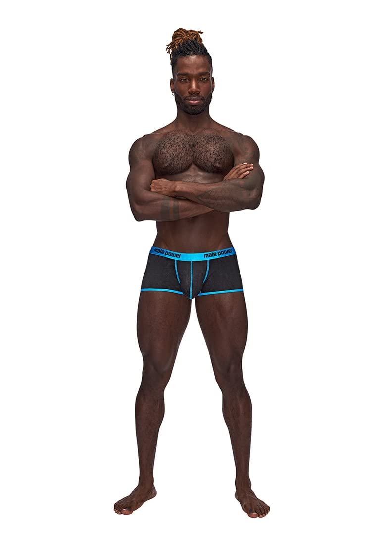 Casanova Uplift Mini Shorts - XL - Black/Blue