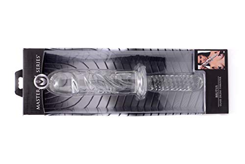 Master Series Brutus Glass Dildo Thruster