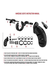 Mancage Chastity 3.5In Black Model 01