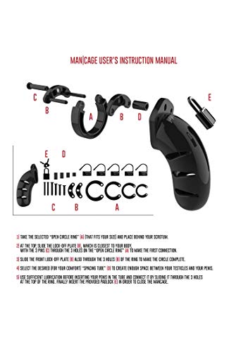 Mancage Chastity 3.5In Black Model 01