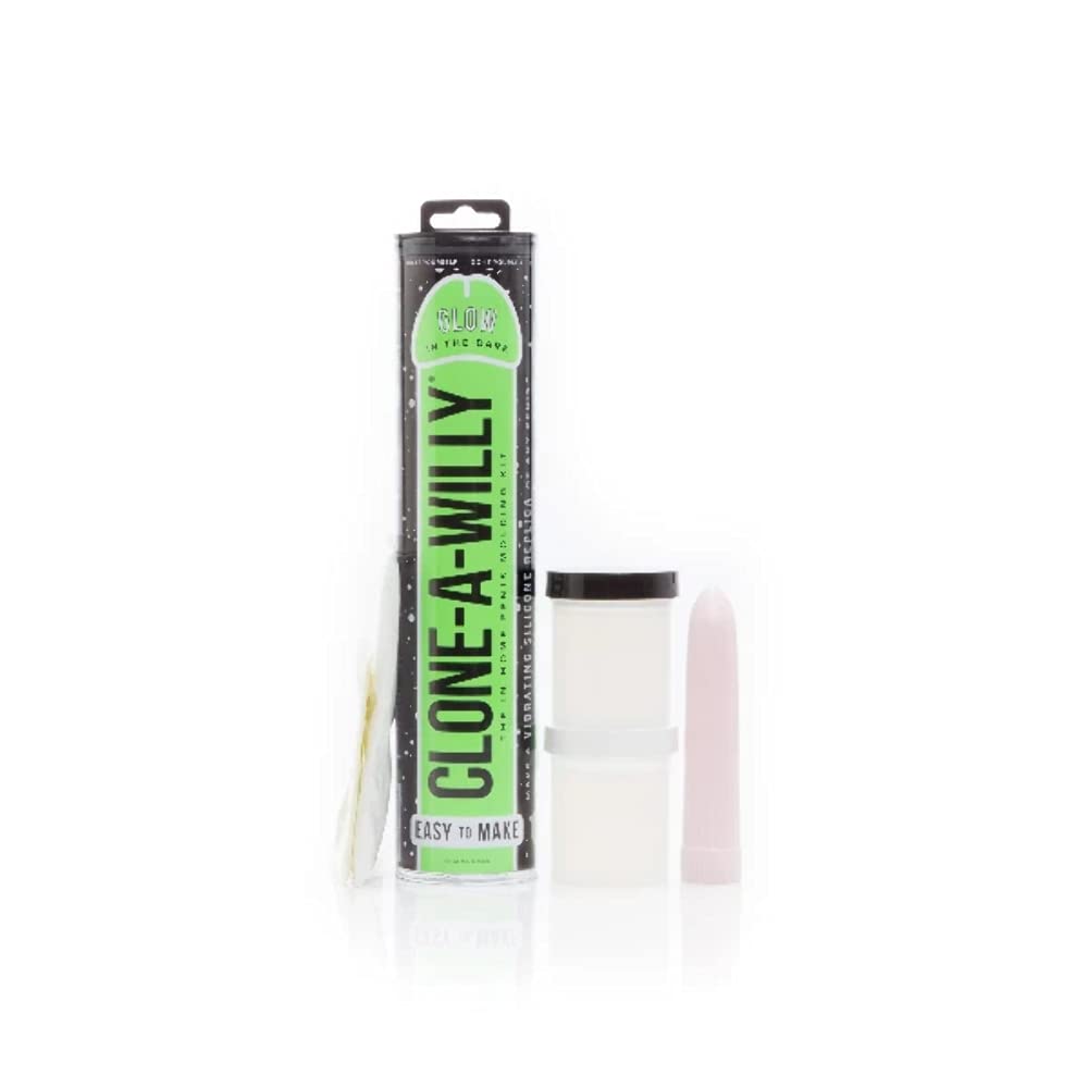 cLONEAWILLY  Silicone Penis casting Kit for glow In The Dark Dildo green