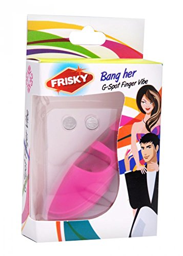 Frisky Bang Her Silicone G-Spot Finger Vibe, 1Count