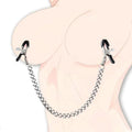 BDSM Nipple Toys Adjustable Metal Nipple Clamps, Nipple Clamps Sexual Pleasure Tools for Women Couples, Nipple Clips Breast Flir