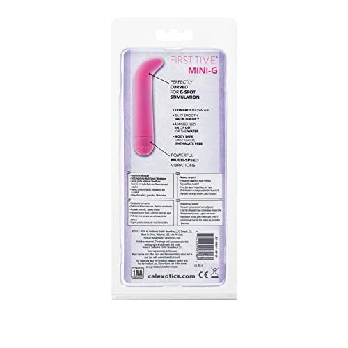 CalExotics First Time Mini G Spot Bullet Vibrator Adult Sex Toy - Pink SE-0004-06-2