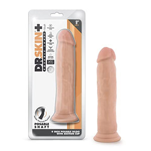 Dr. Skin Plus Posable Thick Dildo 9In Va