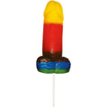 Hott Products Sweet And Sour Jumbo Rainbow Gummy Cock Pop, Multi Flavored, 9.3 Ounce