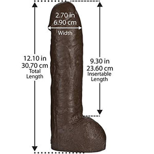Vac-U-Lock Realistic Hung Black