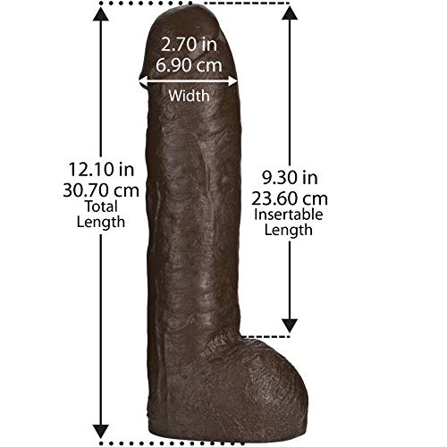 Vac-U-Lock Realistic Hung Black
