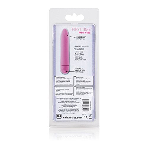 Calexotics First Time Mini Vibrator - Waterproof Sex Toys For Couples - Adult Women Vibe Massager - Pink