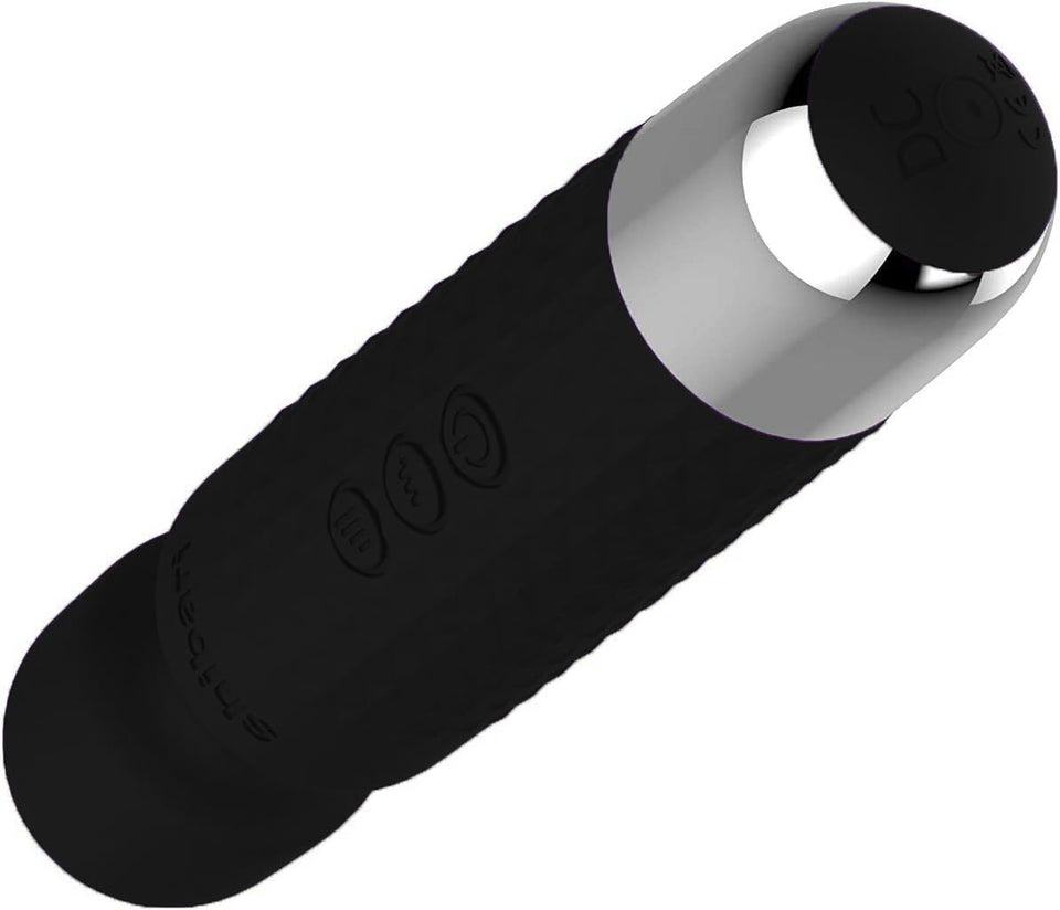 Mini Halo The Original Compact Power Wand Massager  Wireless  20X Multispeed Vibrations Black