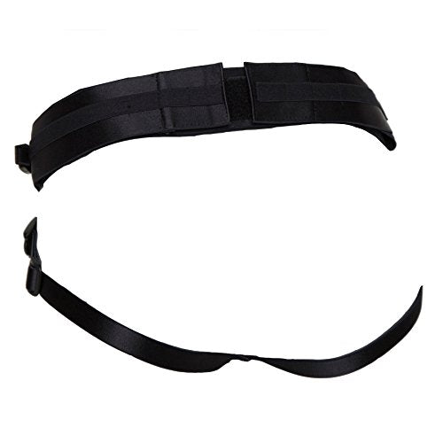 Spareparts Hardwear Joque (Double Strap) Harness Adjustable And Washable (A, Belt 20-50Inch Waistband, Leg Straps 10-16Inch, Black)