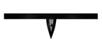 Love Star Thong W/ Ring Black S/M
