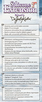 California Exotic Novelties Dr. Joel Kaplan Silicone Masturbator With Extension, Black, 2 Inch