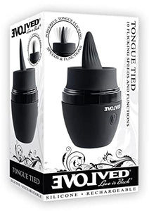 Evolved Tongue Tied Silicone Recharge Bk