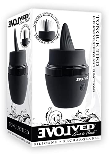 Evolved Tongue Tied Silicone Recharge Bk