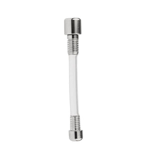 Flat Chastity Lock Accessories Stainless Steel Catheter Urethral Sound Sex Toys Long Silicone Hose Transparent Catheter Horse Ey