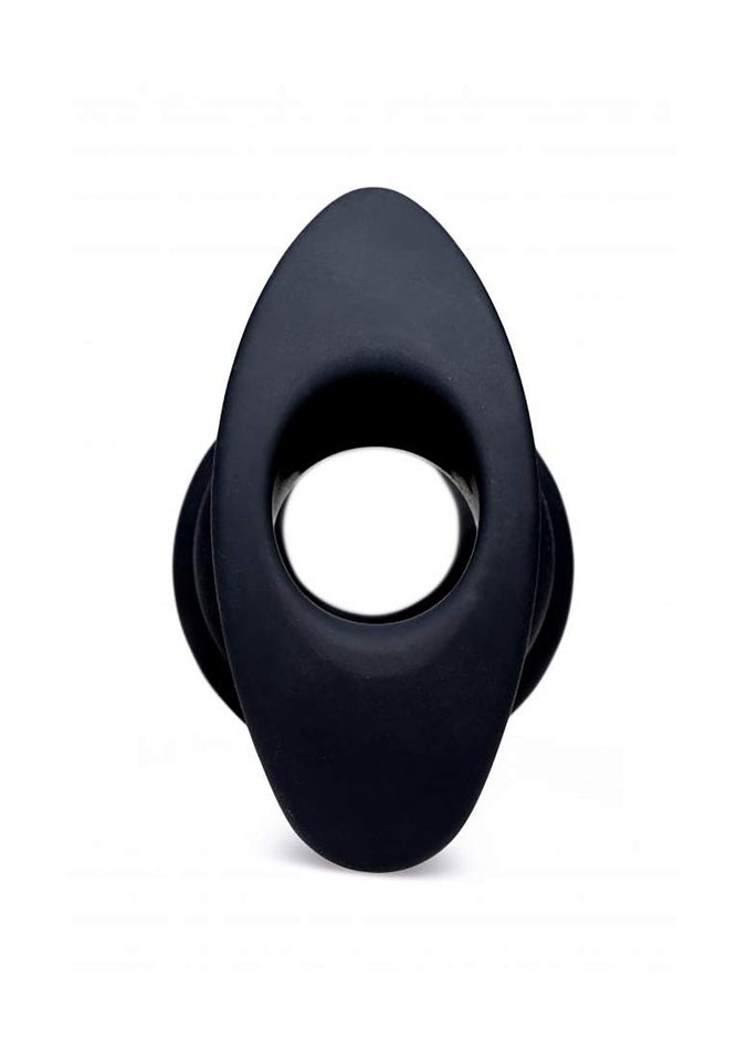 Master Series Hive Ass Tunnel Silicone Ribbed Hollow Anal Plug, Medium Medium (Pack Of 1)