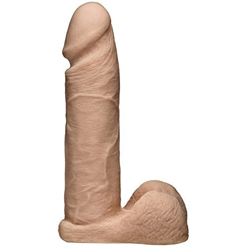 Vac-U-Lock 8In Ultraskyn Cock White
