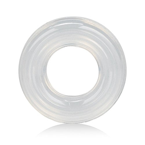 California Exotic Novelties Large Premium Silicone Ring, Clear