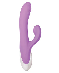 Evolved Love Is Back Super Sucker Silicone Rechargeable Rabbit G-Spot Vibrator Pinkpurple