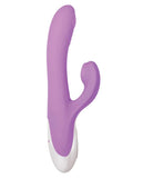 Evolved Love Is Back Super Sucker Silicone Rechargeable Rabbit G-Spot Vibrator Pinkpurple