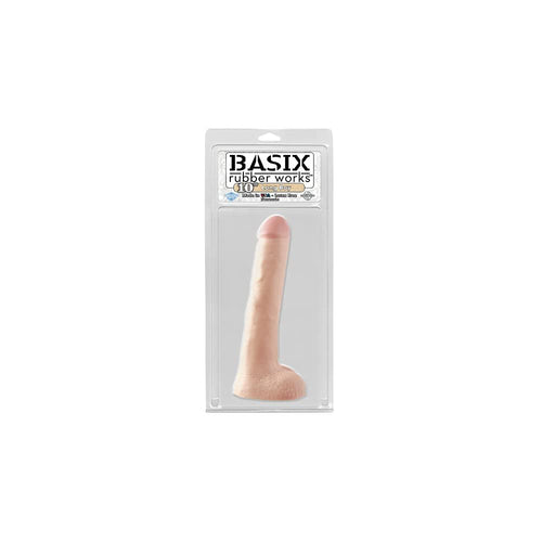 Basix Rubber Works -10 Inch Long Boy - Flesh