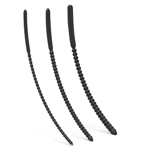 3Pcs Silicone Sex Toy Urethral Urethral Sounds Penis Plug with Multi Beads Dilator Masturbation Rod Stimulation for Men