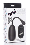 Remote Control 28X Silicone Plush Egg - Black